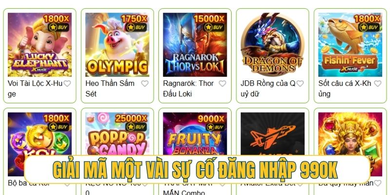 Giải mã một vài sự cố thường gặp khi truy cập hệ thống 99OK