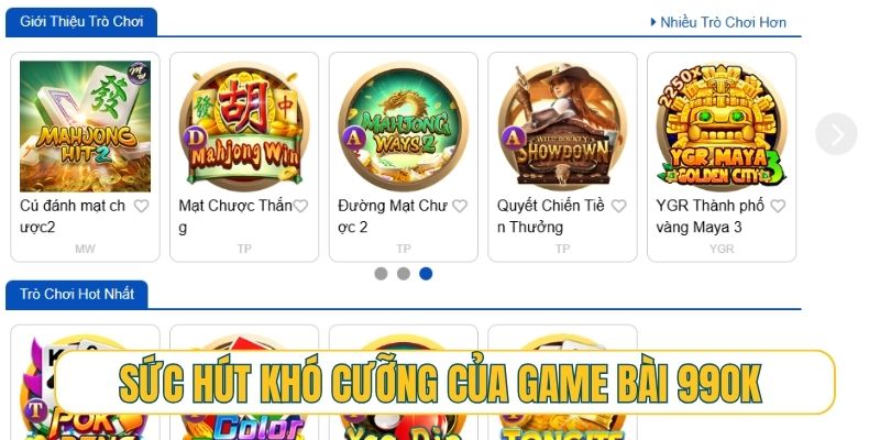 Sức hút khó cưỡng của game bài 99OK đổi thưởng đỉnh cao